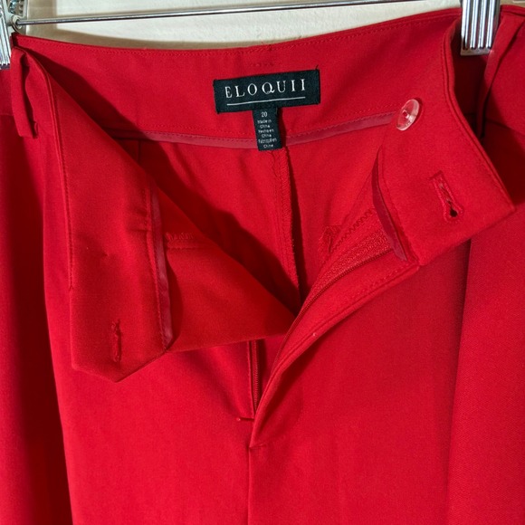 ELOQUII Red Wide Leg Tie Ankle Pants Size 20 NWT - Picture 9 of 11